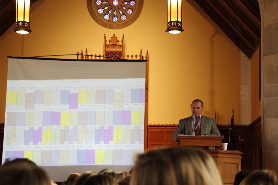 Mr. Peer unveils the new rotating schedule on March 1.