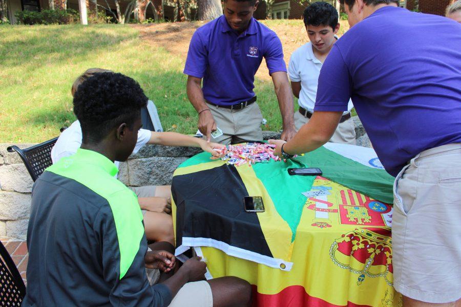 The opportunity to fill a free period with candy is more than exciting. Students from all grades gathered in the Cove to participate in Casino Day.