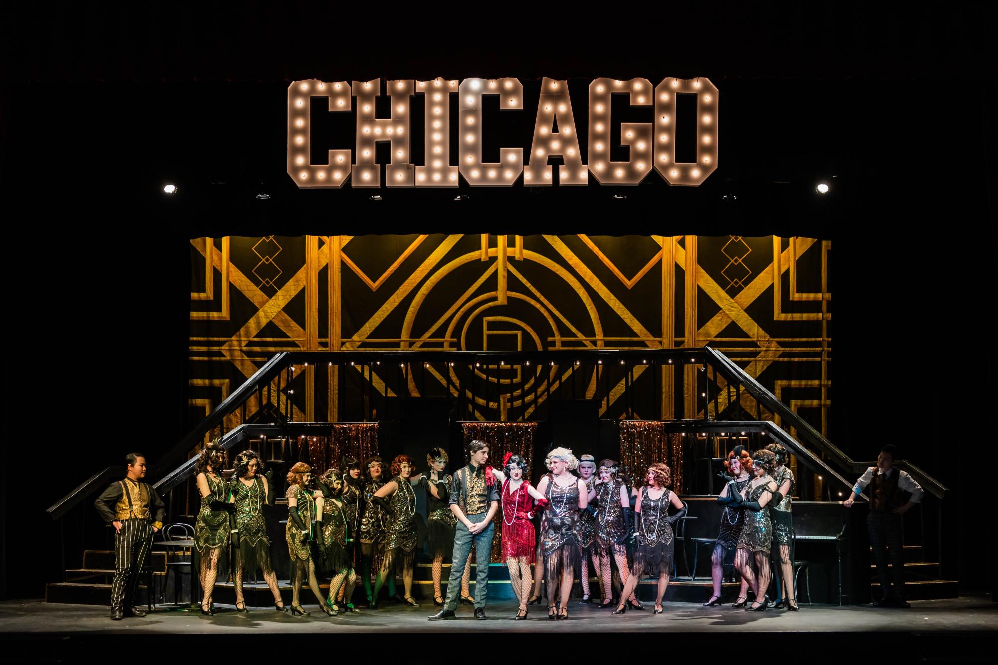  Chicago Teen Edition musical cast on stage, Johannesburg live theatre show 2025, teen performers in Chicago musical, Roaring Twenties musical Johannesburg, family theatre event May 2025, vibrant musical performance Joburg, Chicago musical production South Africa, young actors singing and dancing, Founders Hall Roedean Senior School event, 2025 theatre event Johannesburg, Joburg ETC