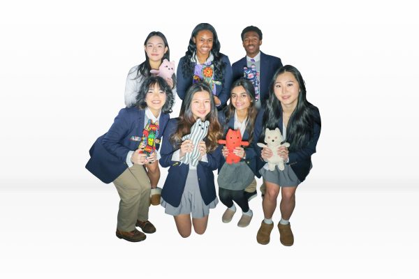 (Top left to bottom right) Daelyn Lee (11), Noelle Adams (12), Timofe Anthony-Sawyerr (12), Kensie Waller (10), Kathleen Hwang (11), Shreya Patel (12) and Rayna Lee (10)