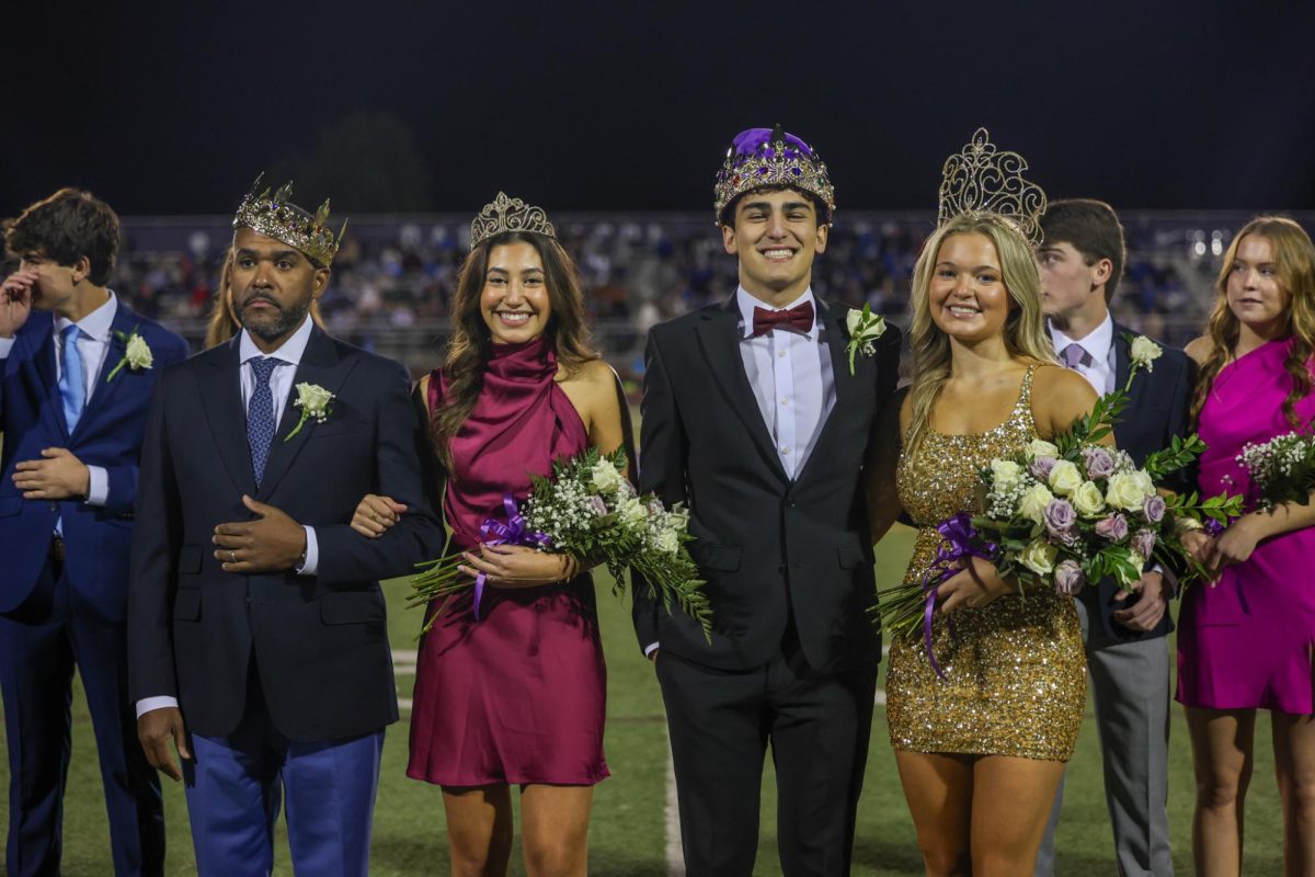 From left to right: Chris Twyman, Zain Khatib, Atlas Kosedag, and Emi Grace Wood pose with their crowns.