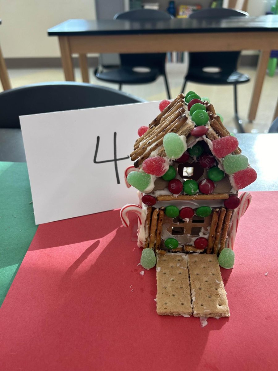 Departments battle with gingerbread house competition