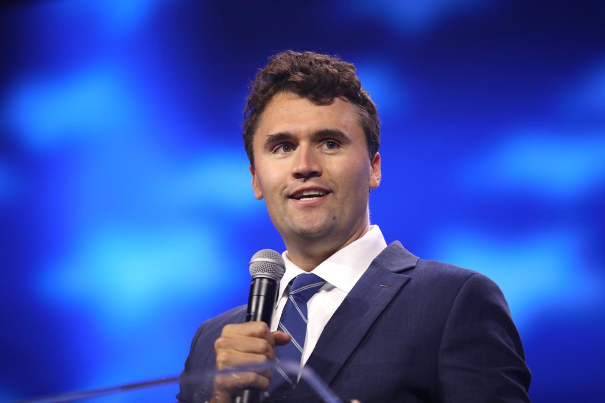 Charlie Kirk speaks with attendees at the 2023 Turning Point Action Conference.

Gage Skidmore, CC BY-SA 2.0 , via Wikimedia Commons