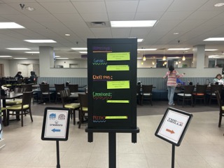 Newest lunchroom additions.