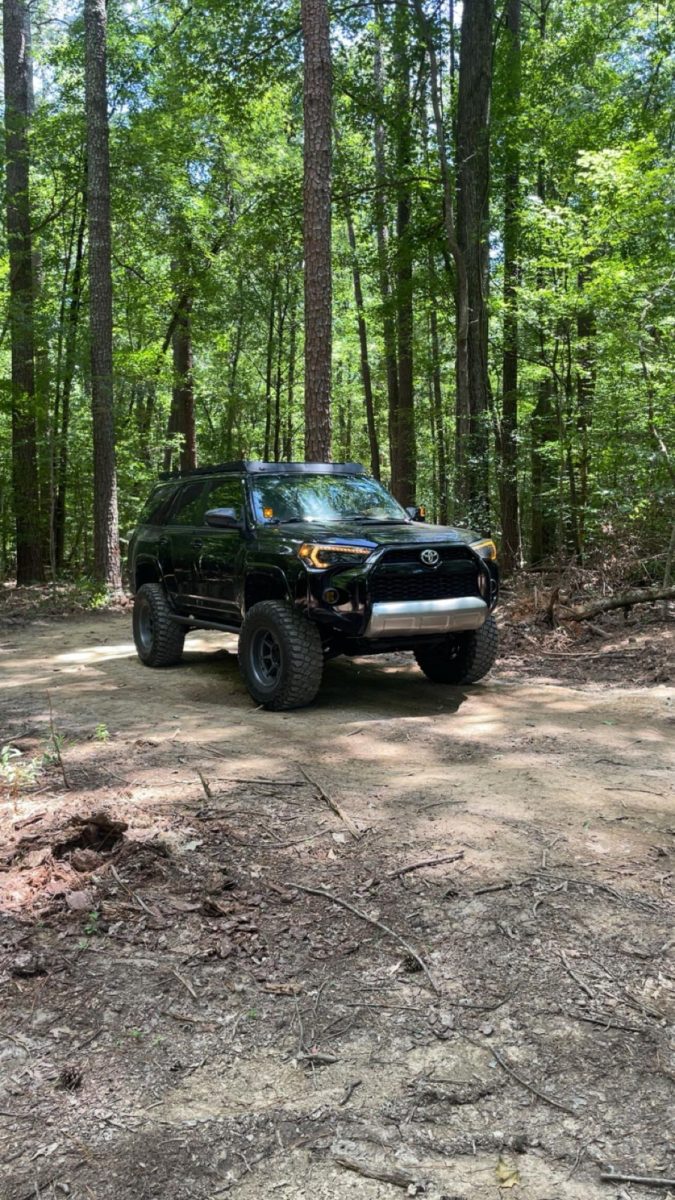 Josiah Powers' car in nature.