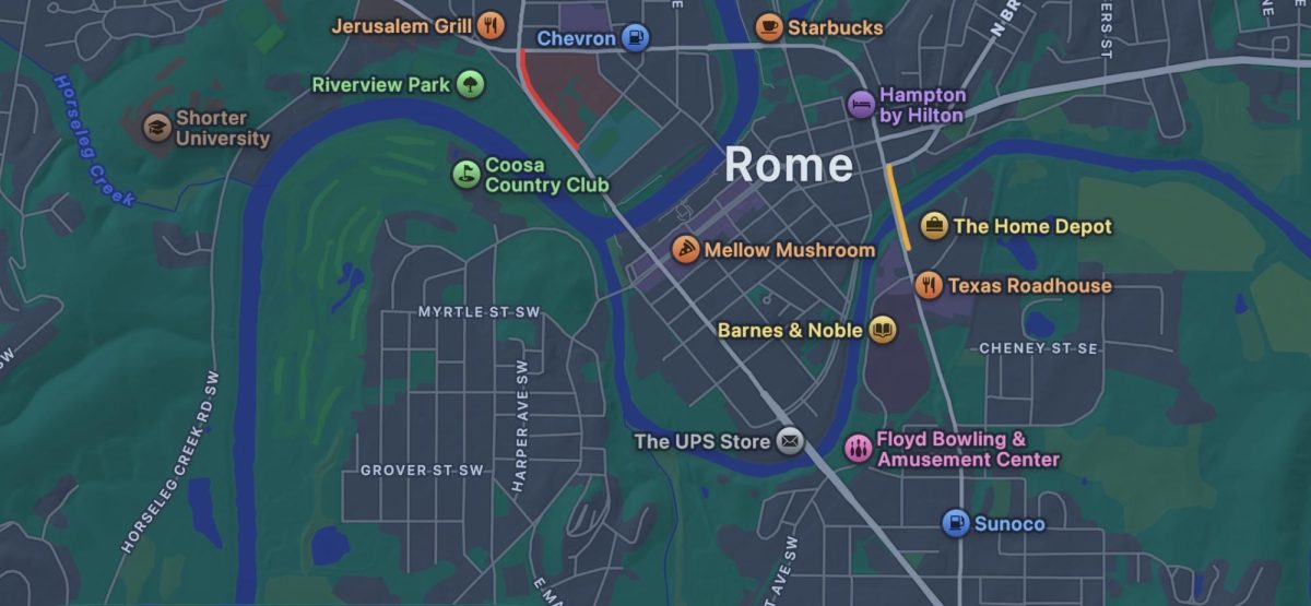 Screenshot of map. 