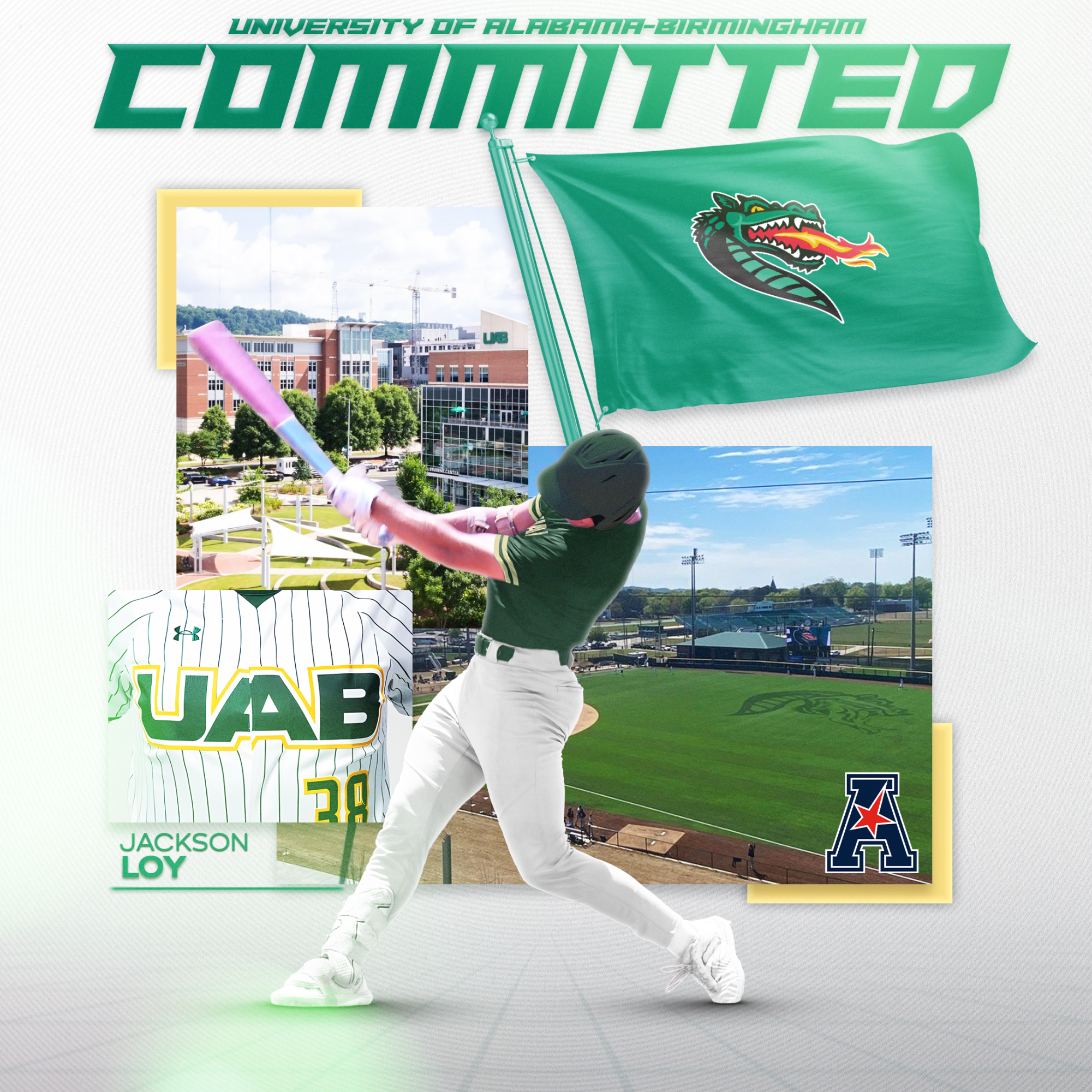 Junior Jackson Loy commits to University of Alabama-Birmingham for baseball