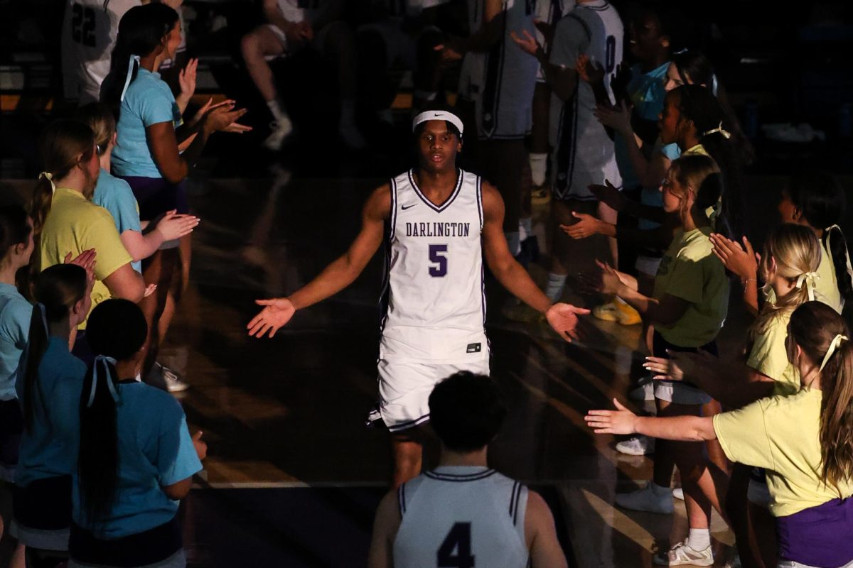 DJ Hall steps onto the court ahead of matchup against Model on RUMPUS weekend