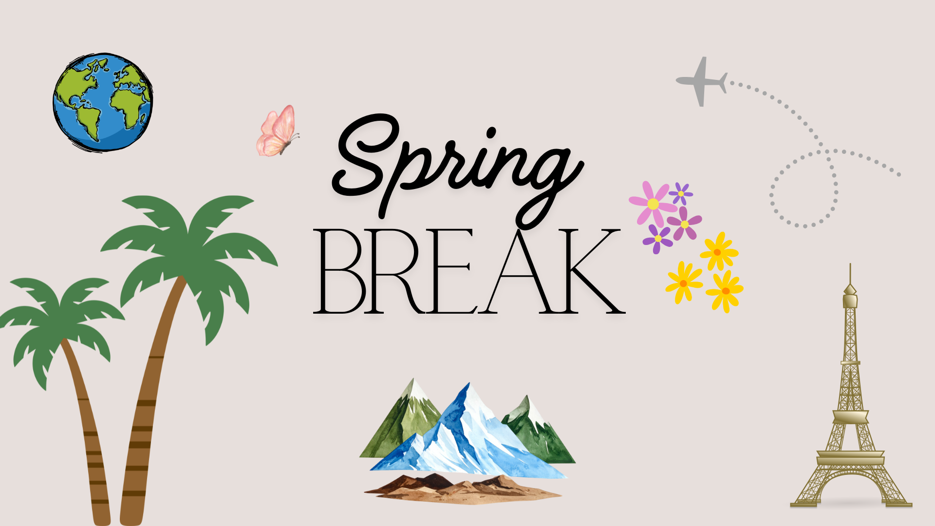 Students and teachers get ready for a week of break, many travel for vacation.