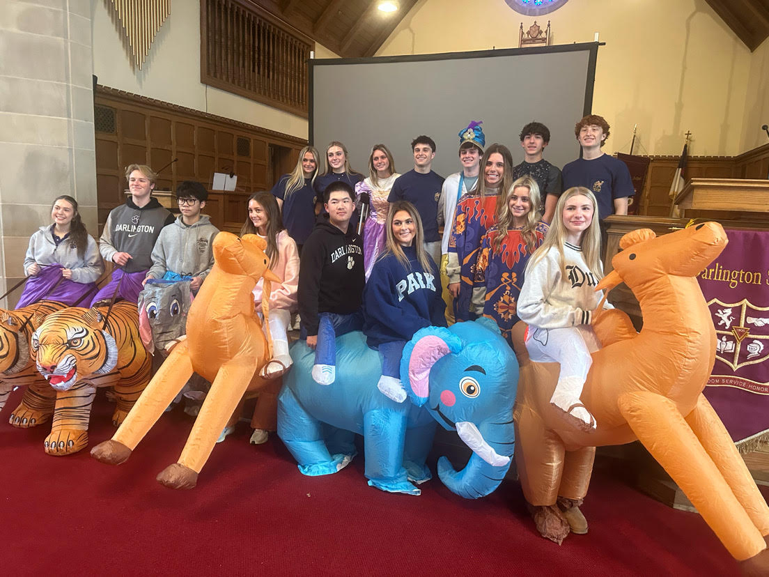 Prom Committee reveals Prom theme during assembly.